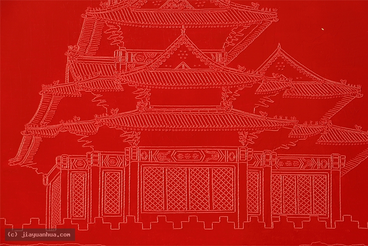 Artist JiaYuanhua, Artist Yuan hua Jia, Artist Yuanhua Jia, JiaYuanhua artwork, China contemporary art, original artwork, original painting, oil painting, acrylic painting, fine art, panda artwork, pa : Forbidden City Forever - Chunhua