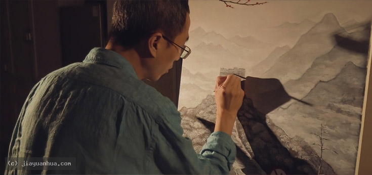 Artist JiaYuanhua, Artist Yuanhua Jia, JiaYuanhua artworks, China contemporary art, original artworks, original paintings, oil paintings, acrylic paintings, pandas artworks, pandas paintings